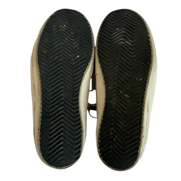 Golden Goose Superstar Suede Denim Heel Cap Snake Toe Low-Top Sneakers - Picture 5 of 5